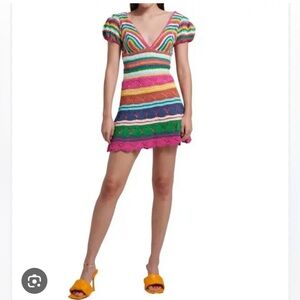 Love the label crotchet LARONA mini dress NWT